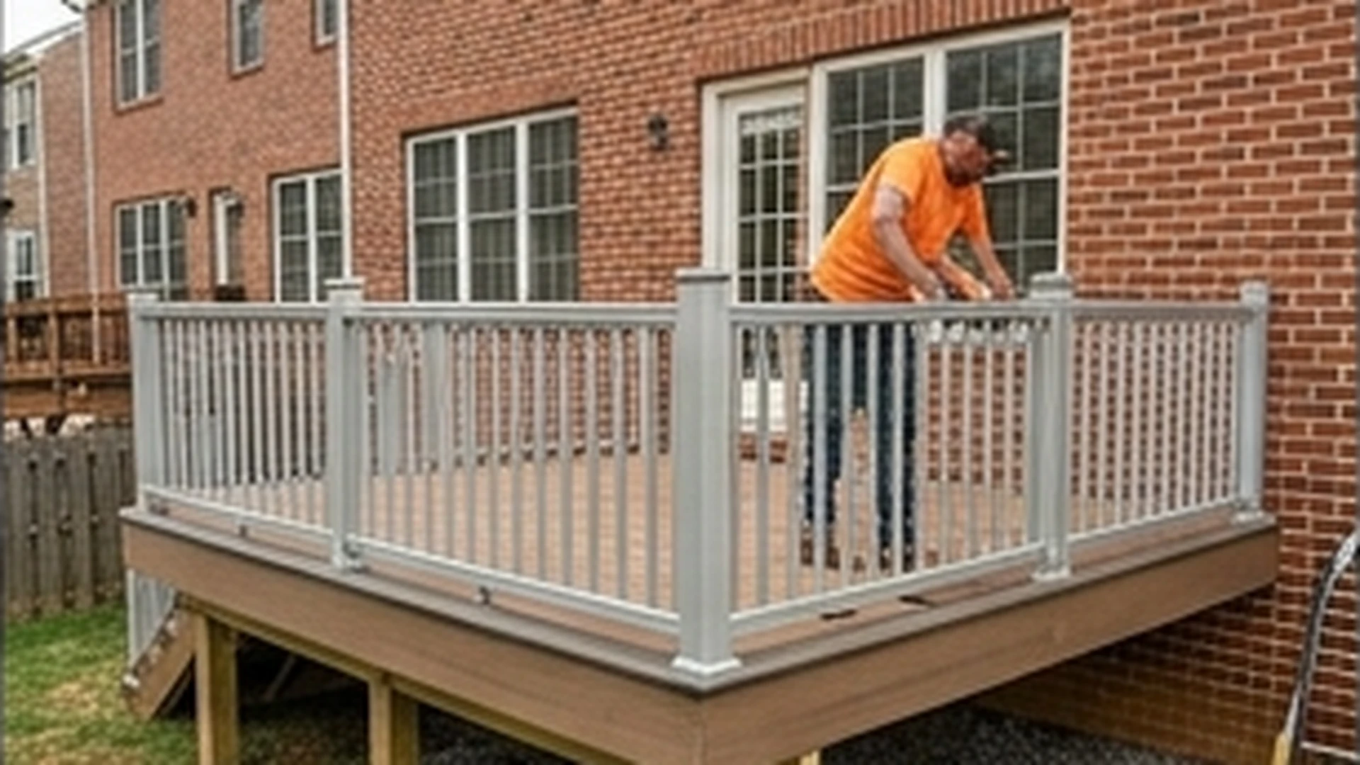 Property-specific deck planning permits and yard fit